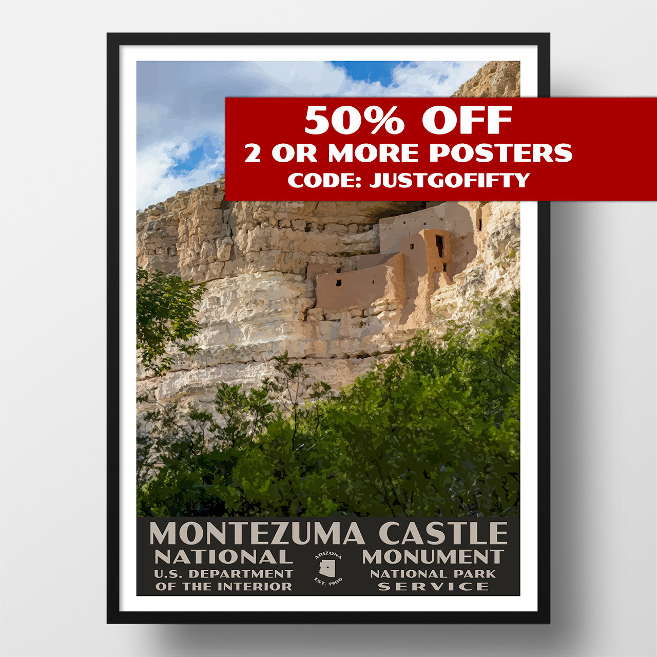 Montezuma Castle National Monument poster