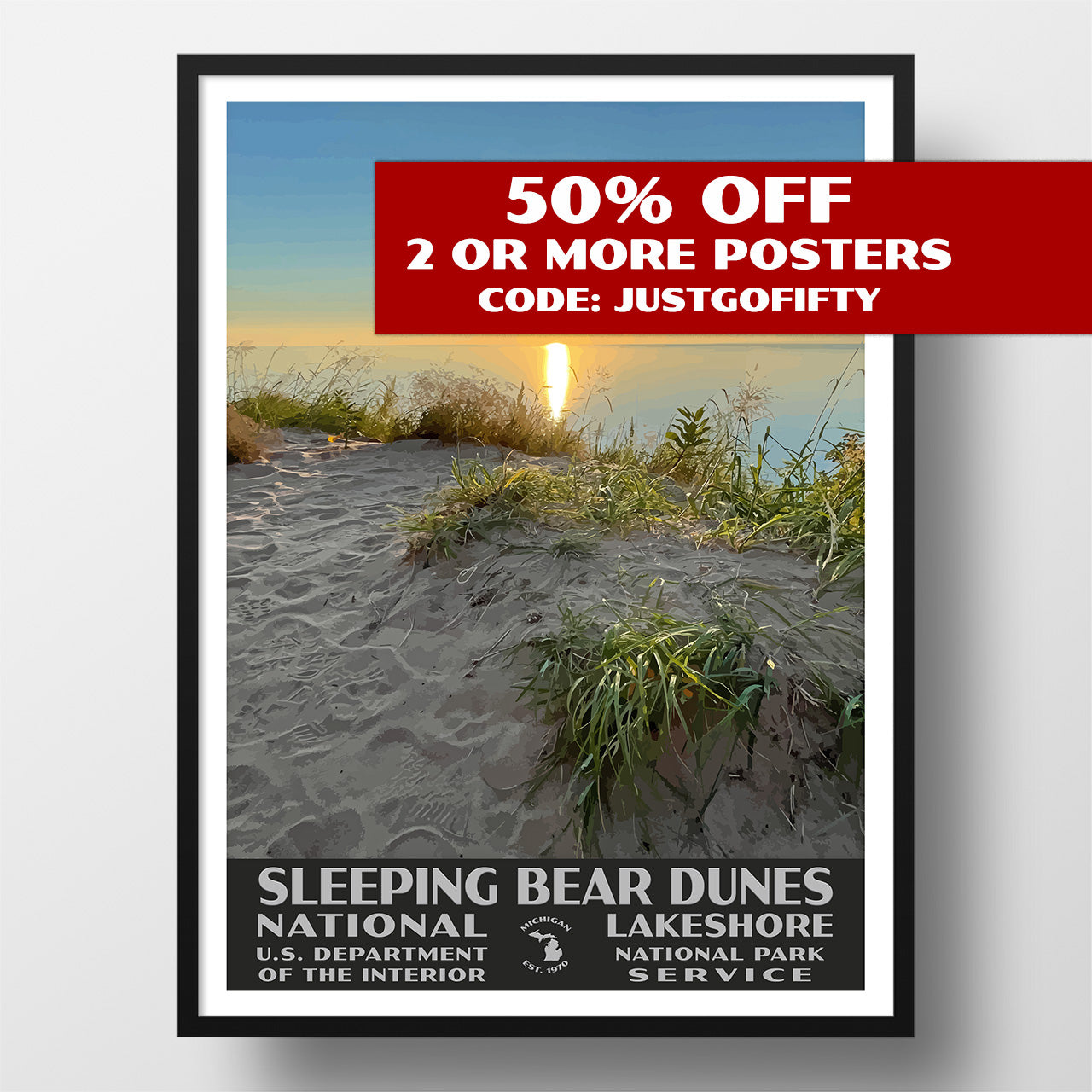 Sleeping Bear Dunes National Lakeshore poster
