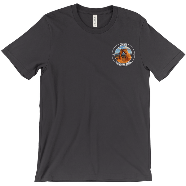 Arches National Park Short Sleeve Shirt (Delicate Arch) – Just Go Travel  Studios